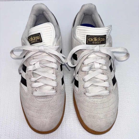 Adidas Busenitz‎ Skateboarding Shoes Sneakers Gray Black Gum Mens 6.5 Womens 7.5 - Picture 2 of 7